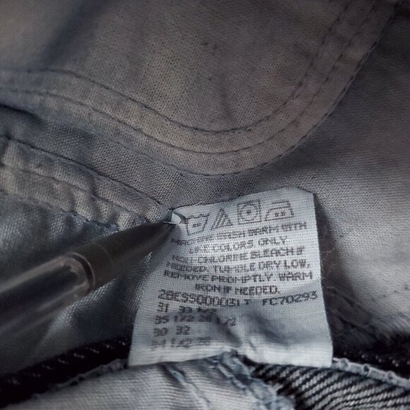 Y2K LL Bean Mom Jeans 14 Petite Dark Blue Relaxed Double L High Waist TG38 - Picture 6 of 7